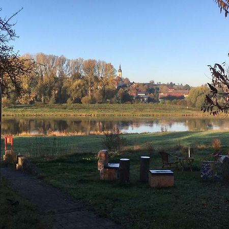 Pension Elbkiosk Kleinzadel Екстериор снимка